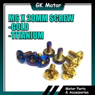 Y15 Y15ZR EXCITER150 Y15ZR V1 V2 REAR FENDER SKRU SCREW FENDER MUDGUARD BELAKANG COVER EKZOS END CAP