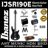 Ibanez IJSR190E Electric Bass Guitar Jumpstart Bass Package – Black ( IJSR-190 / Ijsr190e )