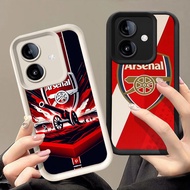 Q-6 Arsenal-FC Black white Case for iPhone 16 Plus Pro X XS XR Max