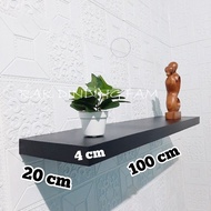 Minimalist Wall SHELF FLOATING SHELF SIZE: 20cm X 100cm X 4cm