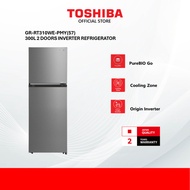[New 2026] Toshiba GR-RT310WE-PMY(57) 300L 2 Doors Inverter Refrigerator /Peti Sejuk/ 冰箱