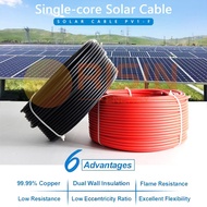 Risin 10Meter 4sqmm 6sqmm PV Cable Black Red MC4 Solar Eextension Wiring 12AWG 10AWG Connect Solar P