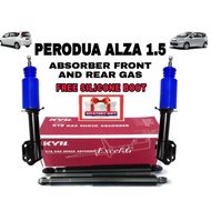 KYB EXCEL-G PERODUA ALZA ALL ABSORBER FRONT / REAR GAS FREE SILICONE BOOT NEW ORIGINAL KAYABA SUSPENSION