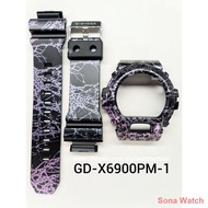 casio g-shock watches Aksesori ﹍❆○CASIO G-SHOCK BAND AND BEZEL GDX6900 GBX6900 100% ORIGINAL