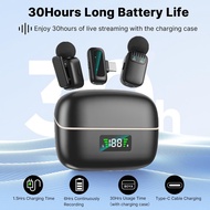 🎤【Readystock】 + FREE Shippin 🎙Mini Wireless Lavalier Microphone for iPhone USB C Phone AI Voice Chan