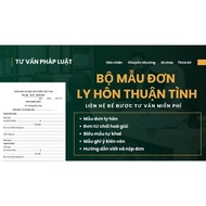 2025 divorce consent application form set + Writing instructions + Binding documents.