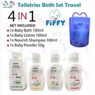 Set mandian bayi anakku, pureen, pigeon, set lengkap mandian bayi / travel set toiletries baby