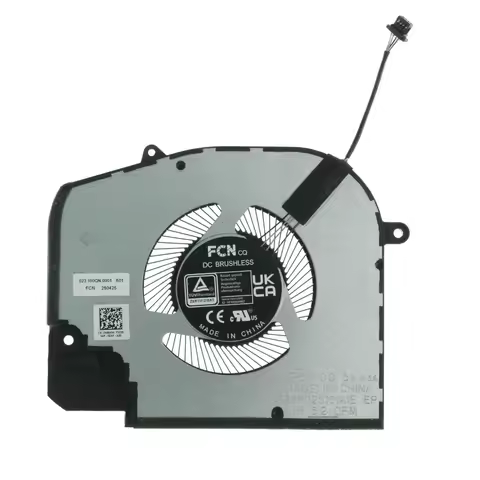 GPU Cooling Fan for Dell Inspiron 16 Plus 7620 RTX 3050 0N49HW FP67 DFS5K323161A1E 5V 0.5A 4-Pin (NO