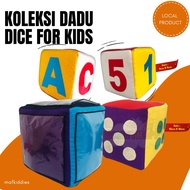 DICE KIDS TOYS DICE ABC DICE 123 DICE DOT DOT DICE COLOURFUL DADU POKET KAD IMBAS