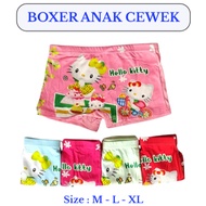 Dozens of girls' boxers, dozens of girls' boxer briefs, dozens of kids' character boxers