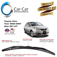 Toyota Vios Wiper 2002-2007 Car Wiper Blades ,Silicone Wiper Blade, Car Windshield ( 1 pair -Size 20