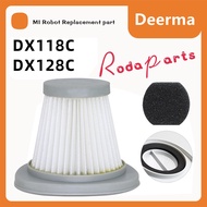 ไส้กรองเครื่องดูดฝุ่น อะไหล่ไส้กรอง Deerma รุ่น DX118C DX128C HEPA Filter