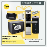 Yale BTO Bundle YDR50GA Gate + YDM3109A Digital Door Lock Bundle + YSS/250/DB2 Safe + Connect Bridge + DDV1 Door Viewer