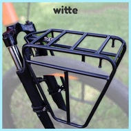 WITTE Mountain Bike Cargo Rack, Bike Repair Stand Accessory Steel 25KG Capacity Bicycle Parking Rack