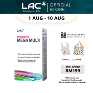 [Expiry May 2027] LAC Womens Mega Multi (90 Caplets) Daily Multivitamin and Nutrition Formula