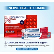 ( Combo Pack ) Neurobion Bundle: Forte B-Complex Tablets & Capsaicin Pain Relief Cream