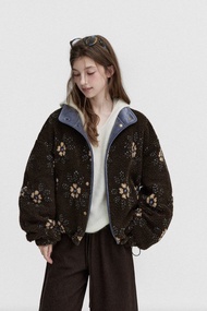 浪漫冬季 / 羊羔毛燈芯絨外套 / 雙面穿