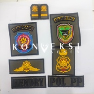 3d embossed embroidery from North barito