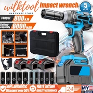 WilkTOOL'  800NM Impact Gun Impact Drill Impact Wrench Cordless Driver 3 In 1 Electric Wrench Impact