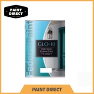 Federal Glo-10 Gloss Paint Wood & Metal 1 Litre Cat Besi Berkilat Glo-10 Kayu Dan Besi 1 Litre