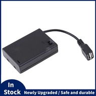 3XAA Battery Case with Cover and Switch Connected to USB Female Connector USB Female Socket Battery 