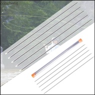 Zone 5pcs Fishing Rigging Needle Stainless Steel Hollow Earthworm Hooking Needle