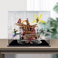 Transparent Acrylic Display Box For Lego 76261 Spider Man Battle Masterpiece Display Case Dustproof 