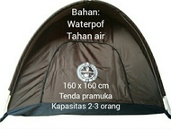 Tenda Pramuka / Tenda Pramuka Dome / Tenda Kemah / Tenda Pramuka Ukuran 160x160cm