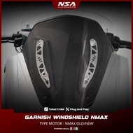 Garnish Windshield NMAX Old New Bracket Windshield NMAX Accessories Yamaha NMAX NSA PERFORMANCE