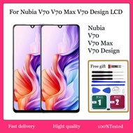 Original For Nubia V70 V70 Max V70 Design LCD Screen Replacement