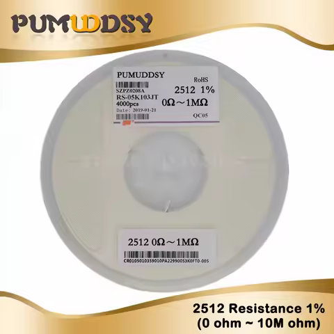 50PCS 1% 2512 SMD Resistor Samples 1R00 R500 R470 R330 R220 R200 R150 R100 R050 R010 0.5R 0.47R 0.33