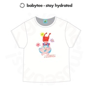 BABY TEE เสื้อยืดทรงพอดีตัว ลายดอกไม้ give.me.museums