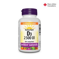 🇨🇦加拿大🇨🇦Webber Naturals 特強D3 2500IU 180 粒