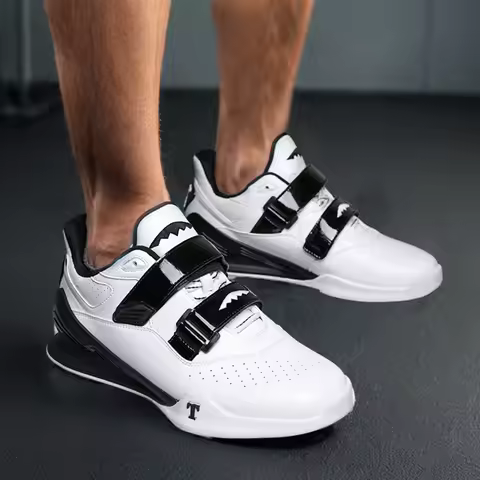 2025 Squatting Shoes Men's Women Professional Weightlifting Shoes Indoor Gym Sports Comprehensive Tr