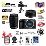 Nikon Z30 Mirrorless Camera with  Z DX 16-50mm f/3.5-6.3 VR Lens + Z DX 50-250mm f/4.5-6.3 VR Lens (