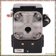 [S D K G] Pressure Switch Control Air Compressor 140-175 PSI 4 Port Heavy Duty 26 AMP Black
