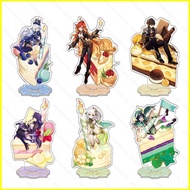Genshin Impact 4th anniversary Acrylic Plate Holder gift for girlfriend Game peripherals Collections