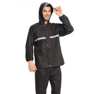 Baju Hujan Kain Oxford Baju Hujan Motosikal Baju Hujan Baju Hujan Baju Hujan (Kot + Seluar)