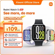 REDMI Watch 5 | ''2.07'' ultra-thin bezel AMOLED display, Up to 24 days long battery life, Supports 