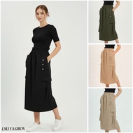 Women's Cargo Long Skirt R03
