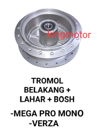 TROMOL BELAKANG + LAHAR + BOSH MEGA PRO MONO VERZA KUALITAS SUPER
