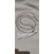 Long crystal prayer beads/ Czech crystal prayer beads 99 beads/ Beautiful crystal prayer beads 8mm l