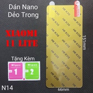 (N14)Ultra Thin Flexible Nano Tempered Screen Protector DCX-9H Xiaomi 11 Lite 4G / 11 Lite 5G / 11 L