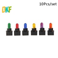 《DKF-t》 10PCS T5.5 Led Bulb W1.2WCar Interior Lights Dashboard Heating Indicator Wedge Auto Instrume