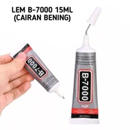 mb - lem cair t-7000 (hitam) b-7000 (bening) 15ml  / perekat casing  - b-7000(bening)