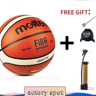 Ydogii5d ORIGINAL MOLTEN Basketball FIBA GG7X Size 7 Indoor Outdoor Training Ball with Pump