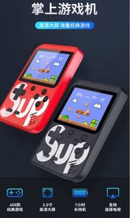 掌上遊戲機SUP經典手柄雙人復古小霸王可連接電視機內置400款遊戲