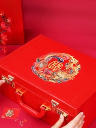 Blessing Box Wedding Box Red Dowry Box Dowry Money Box Wedding Suitcase Bride Wedding Box Dowry Box