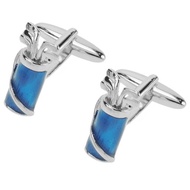 藍色高爾夫球袋袖扣