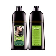 Mokeru Organic Natural Fast Hair Dye 500ML Plant Essence Black Hair Color Dye Shampoo For Cover Gray White Hair fast shipping